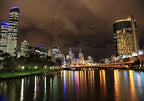 Melbourne City Buildings Wall Art Print