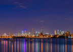 Melbourne City Skyscrapers Wall Art Print