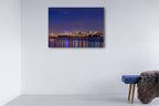 Melbourne City Skyscrapers Wall Art Print on the wall