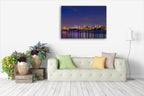 Melbourne City Skyscrapers Wall Art Print on the wall