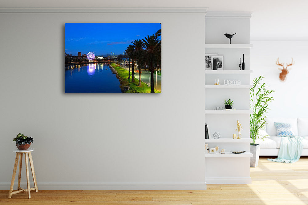 Melbourne City Victoria Wall Art Print on the wall