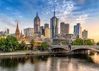 Melbourne Cityscape Wall Art Print