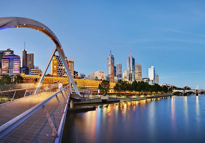 Melbourne Path Wall Art Print