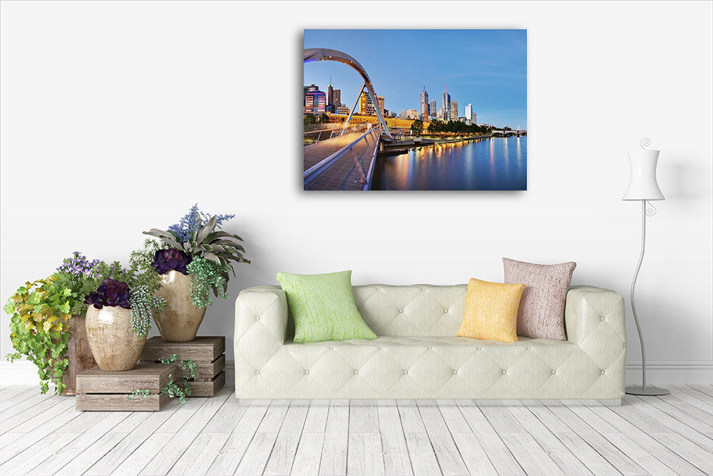Melbourne Path Wall Art Print on the wall