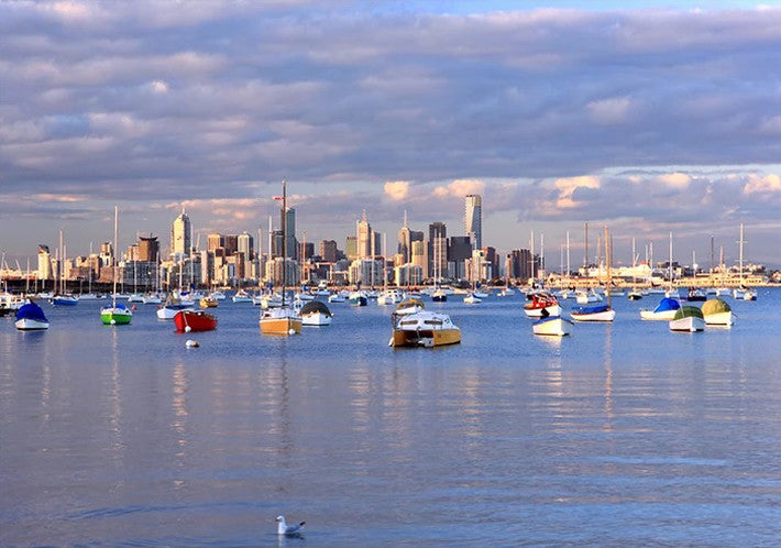 Melbourne Seascape Wall Art Print