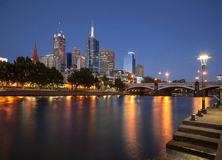 Melbourne Southbank Australia Wall Print