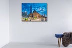 Melbourne Spencer Station Wall Art Print on the wall