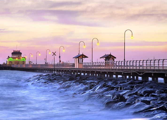 Melbourne St Kilda Pier Wall Art Print