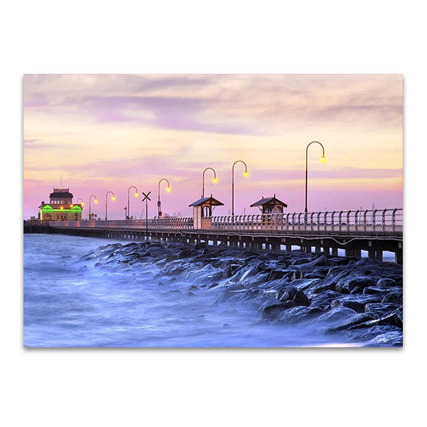 Melbourne St Kilda Pier Wall Art Print