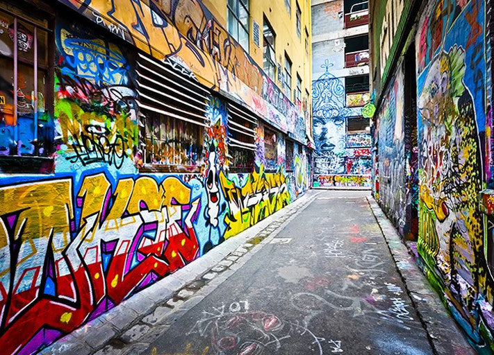 Melbourne Street Wall Art Print