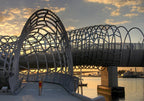 Melbourne Webb Bridge Australia Wall Print
