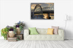 Melbourne Webb Bridge Australia Wall Print on the wall