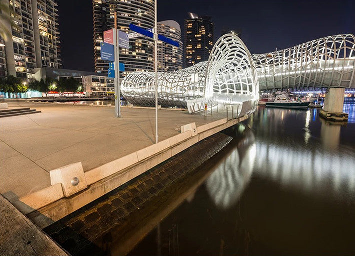 Melbourne Webb Bridge Wall Art Print