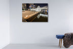 Melbourne Webb Bridge Wall Art Print on the wall