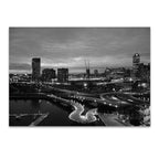 Melbourne at Night Wall Art Print