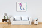 Mermaid Friends IV Fun Wall Art Print on the wall
