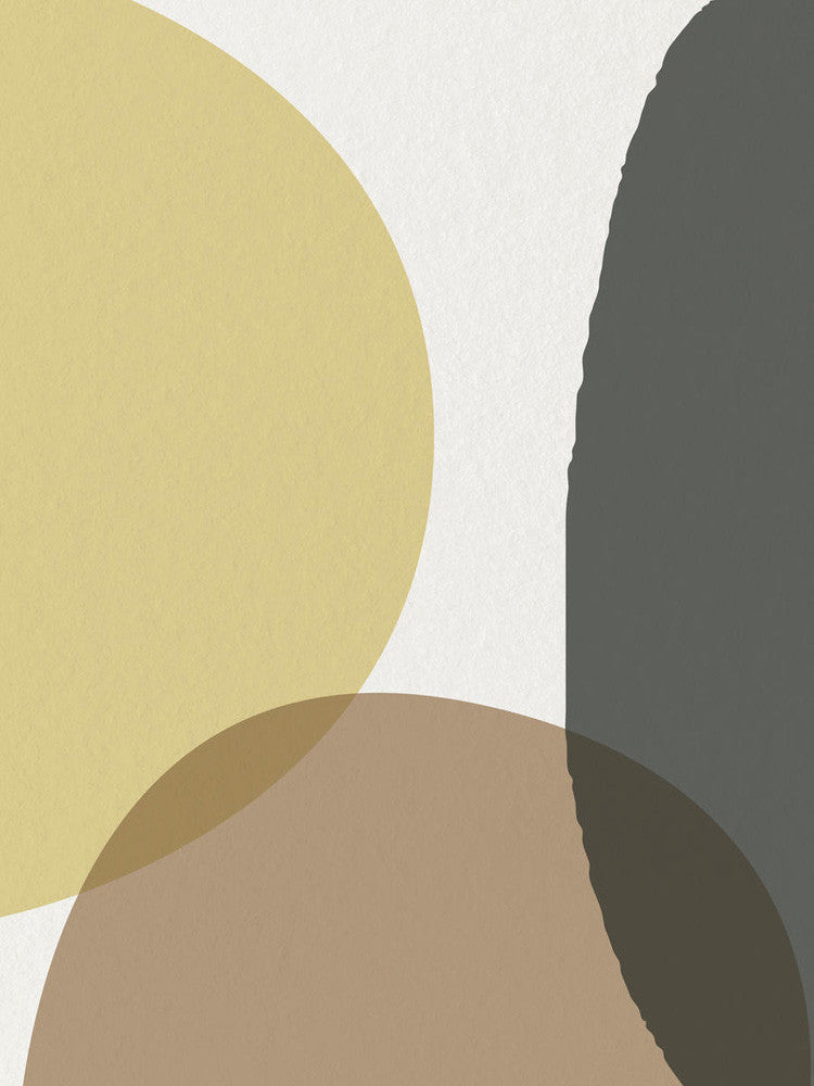 Mid Century Circles IV Wall Art Print