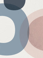 Mid Century Soft Luxe V Wall Art Print