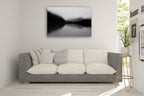 Mist on the Lake Wall Art Print on the wall
