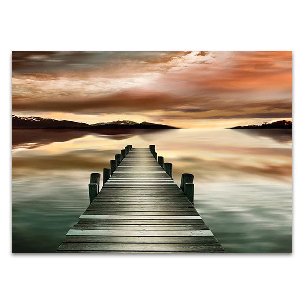 Sunset Jetty Wall Art Print