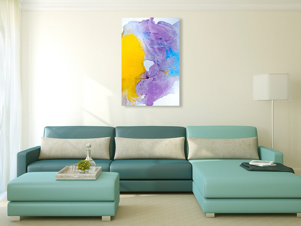  Misty Surreal Ink Flow III Wall Art Print on the wall