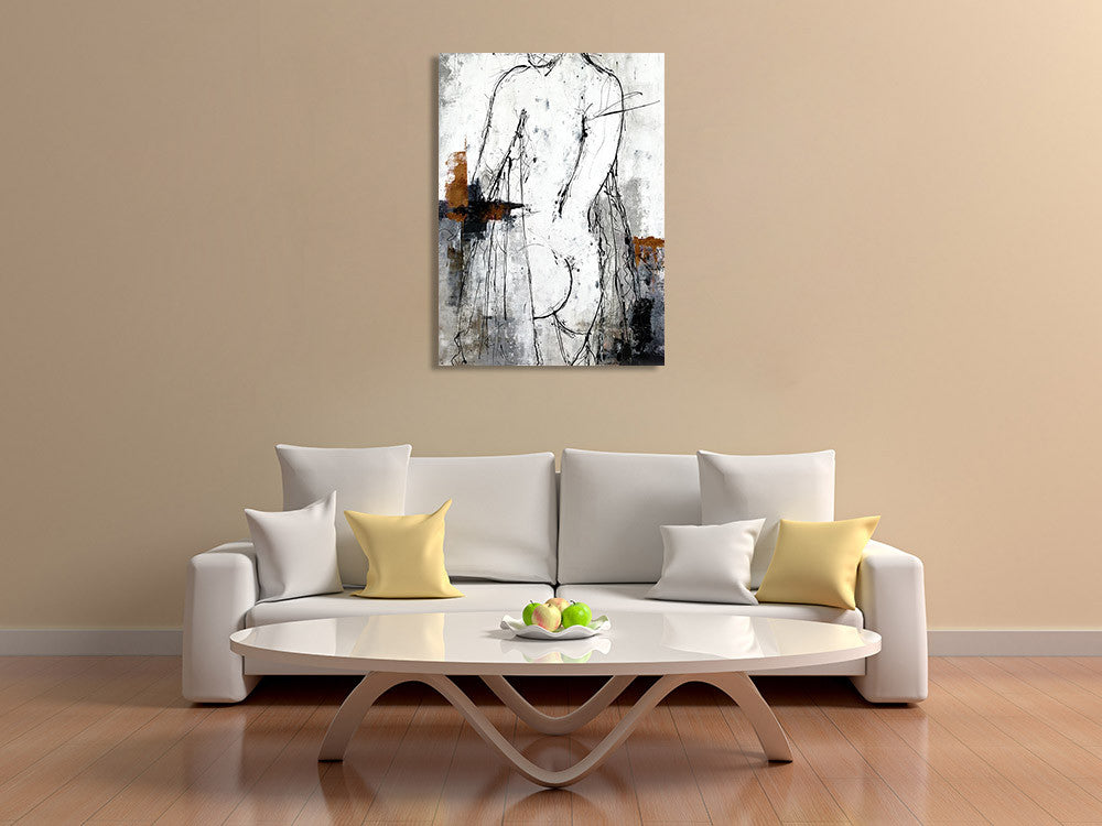Modesty Wall Art Print on the wall