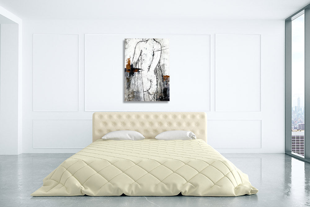 Modesty Wall Art Print on the wall