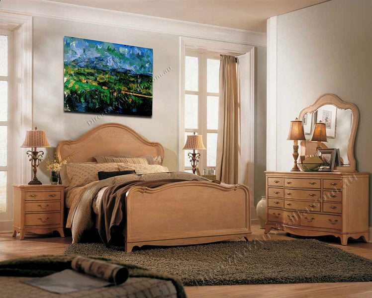 Mont Sainte-Victoire Seen from Les Lauves on the wall
