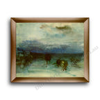 Modern Flat Gold Frame
