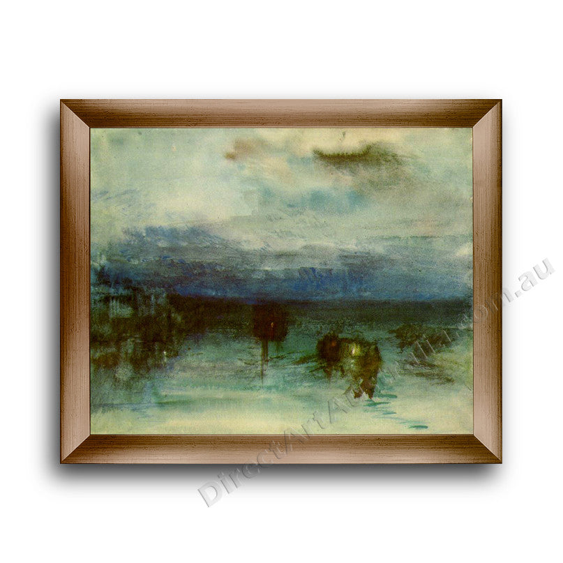 Modern Flat Gold Frame