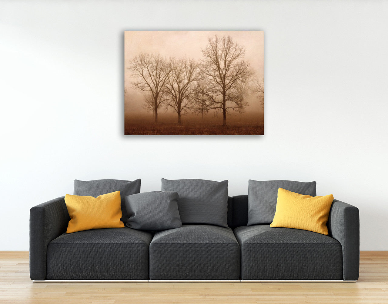 Morning Calm III Wall Art Print on the wall