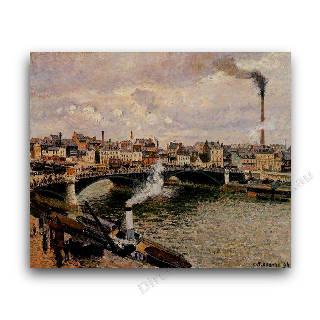 Morning, An Overcast Day, Rouen