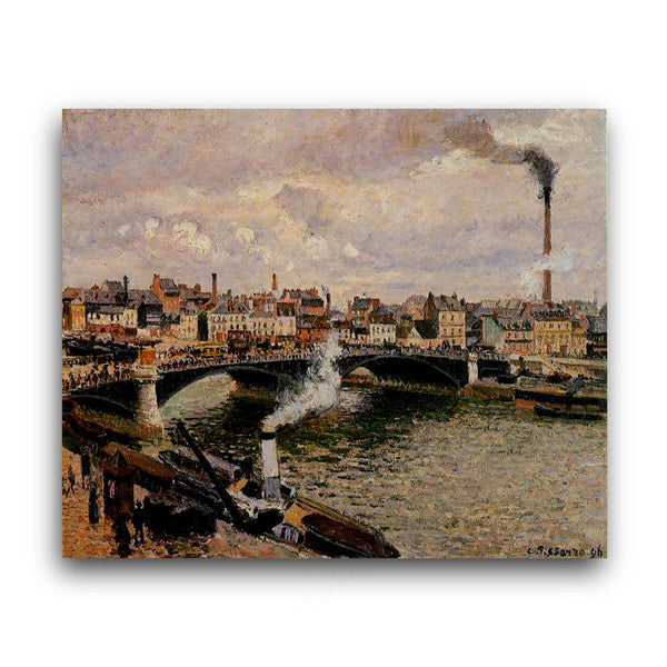 Camille Pissarro | Morning, An Overcast Day, Rouen