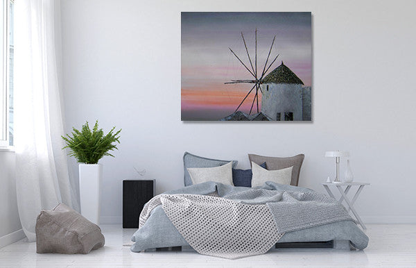 Morning on the wall
