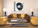 Music Heal the World Wall Print on the wall