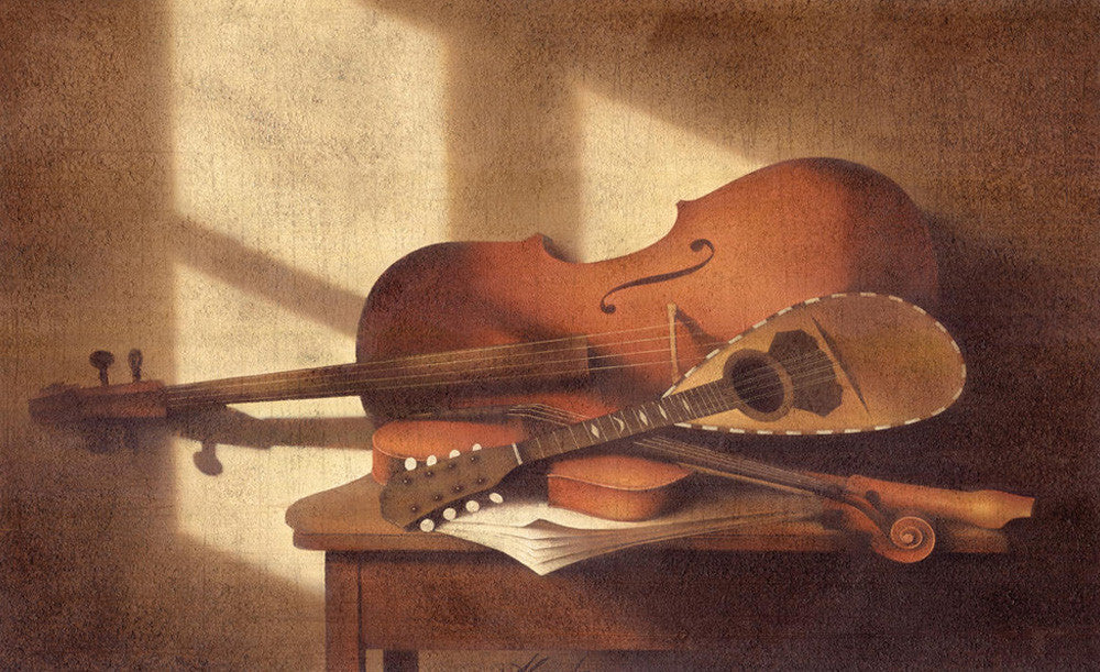 Musical Instruments Wall Art Print