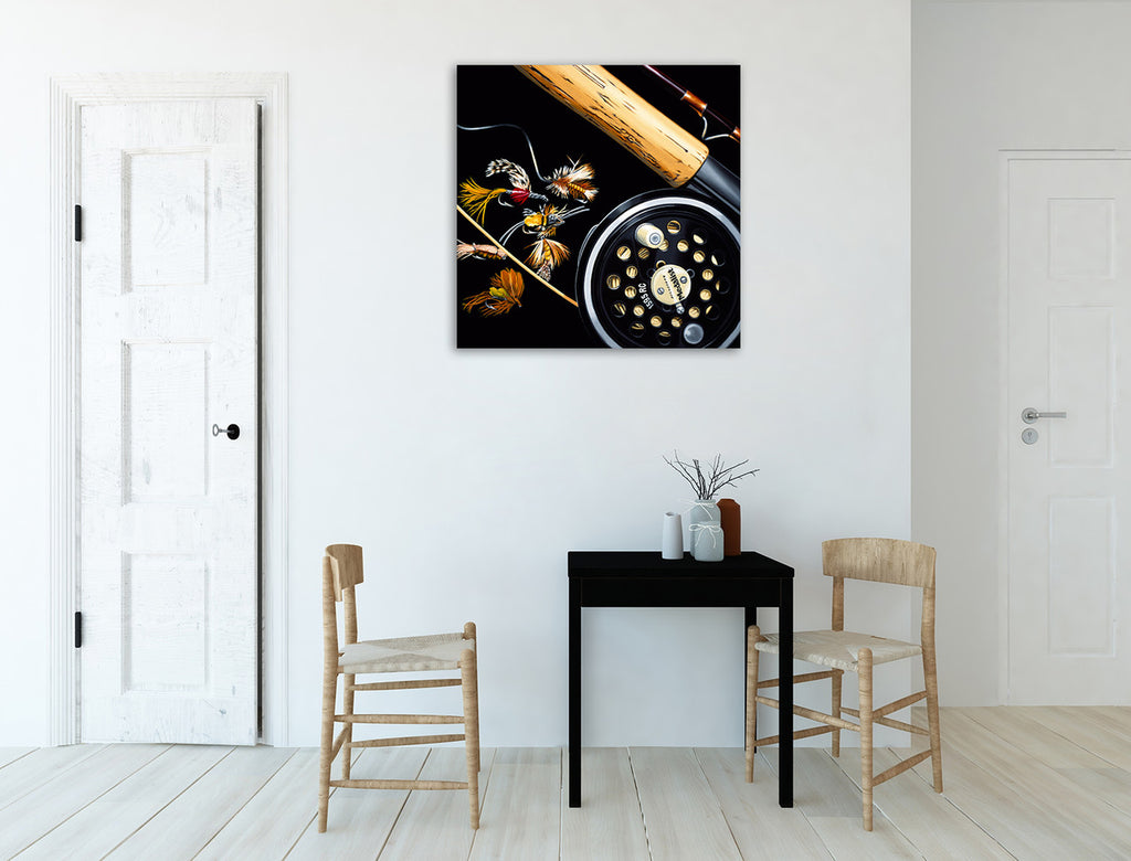 My Father's Gear Wall Art Print on the wall