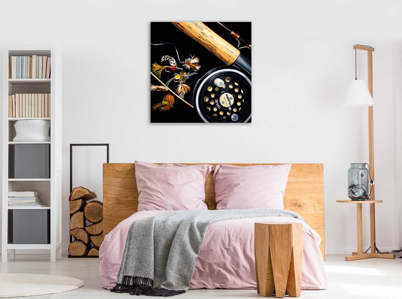 My Father's Gear Wall Art Print on the wall