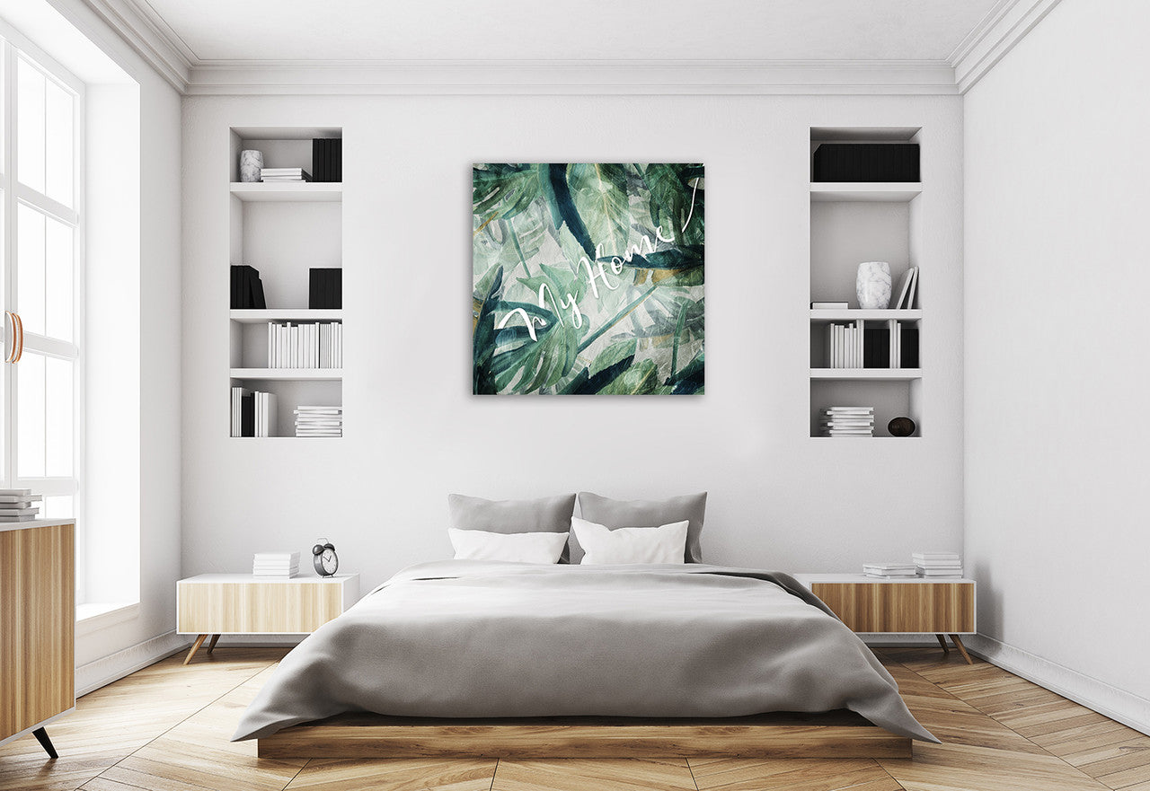 My Home Wall Art Print on the wall