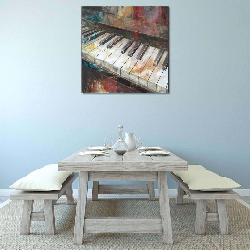 My Piano Wall Art Print on the wall