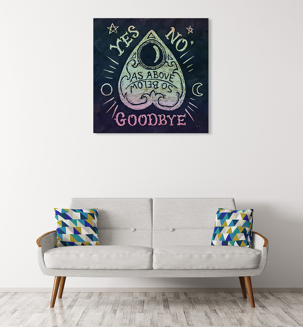 Mystical Halloween Jewel II Wall Art Print on the wall