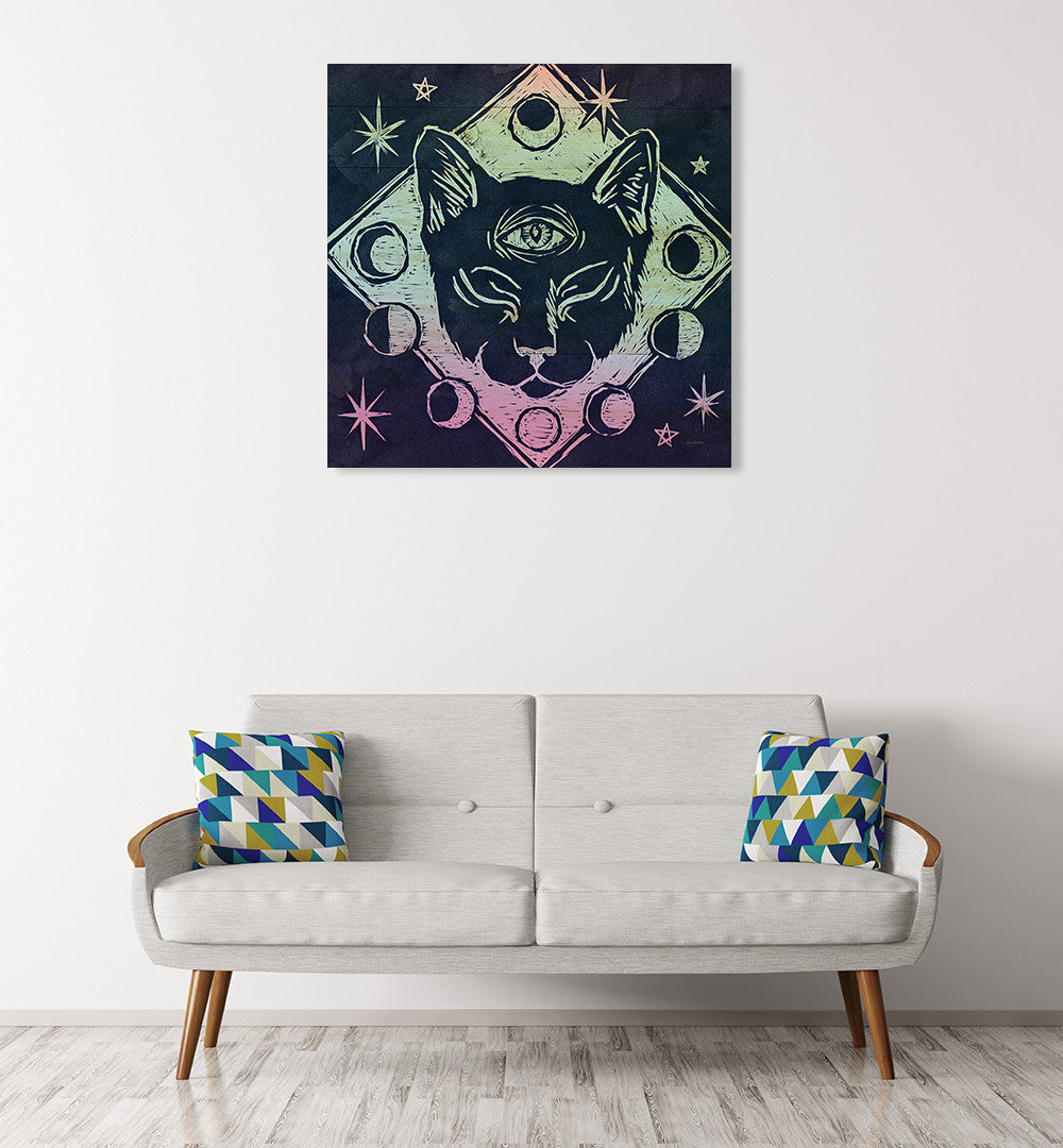 Mystical Halloween Jewel IV Wall Art Print on the wall