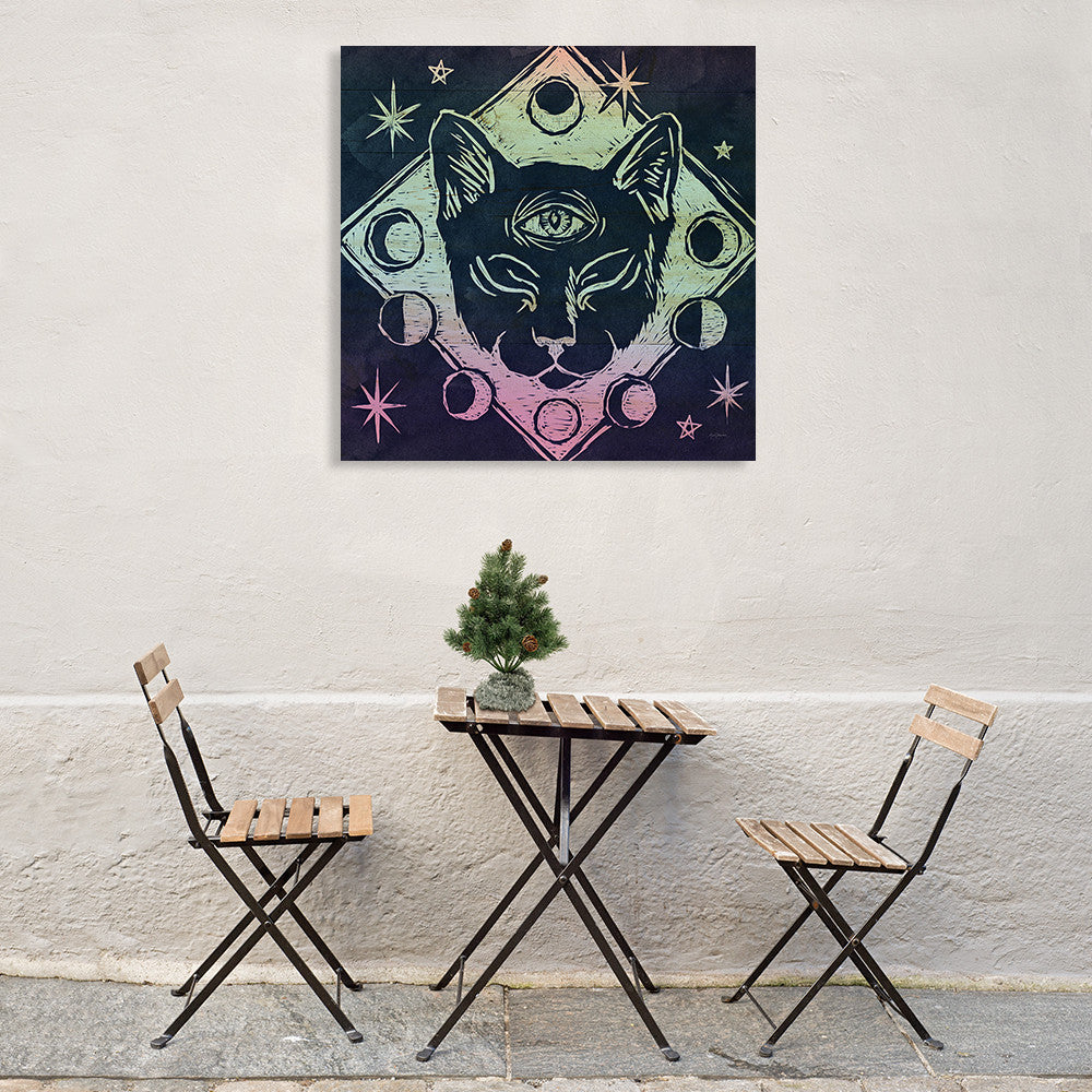 Mystical Halloween Jewel IV Wall Art Print on the wall