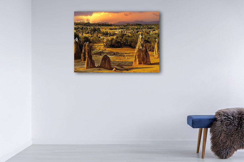 Nambung National Park Wall Art Print on the wall