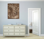 Natural Forms Sepia II Wall Print on the wall