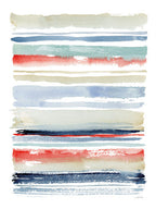 Nautical Stripes Wall Art Print