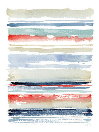 Nautical Stripes Wall Art Print