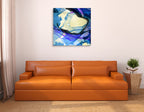 Neon Dreaming I Wall Art Print on the wall