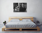 New York City Manhattan Bridge Wall Art Print on the wall