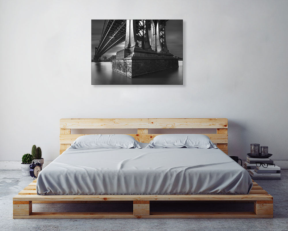 New York City Manhattan Bridge Wall Art Print on the wall